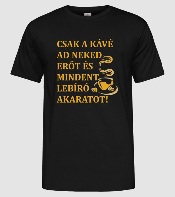  minta fekete pólón