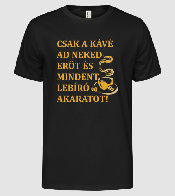  minta fekete pólón