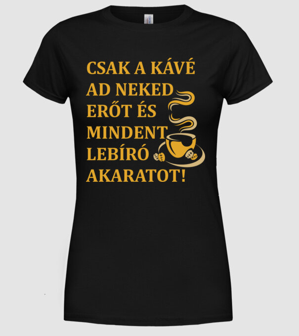  minta fekete pólón