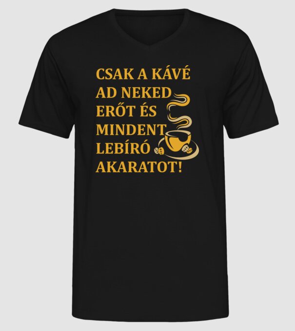  minta fekete pólón