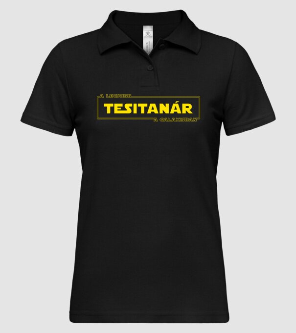 minta fekete pólón