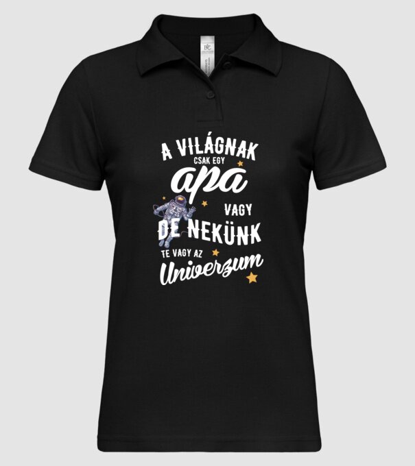  minta fekete pólón
