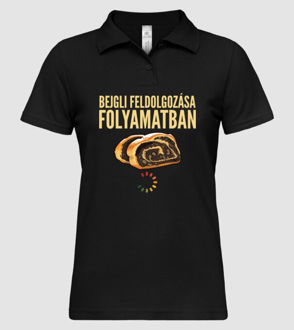  minta fekete pólón