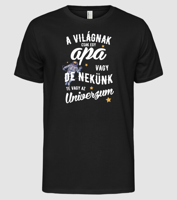  minta fekete pólón