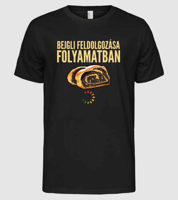  minta fekete pólón