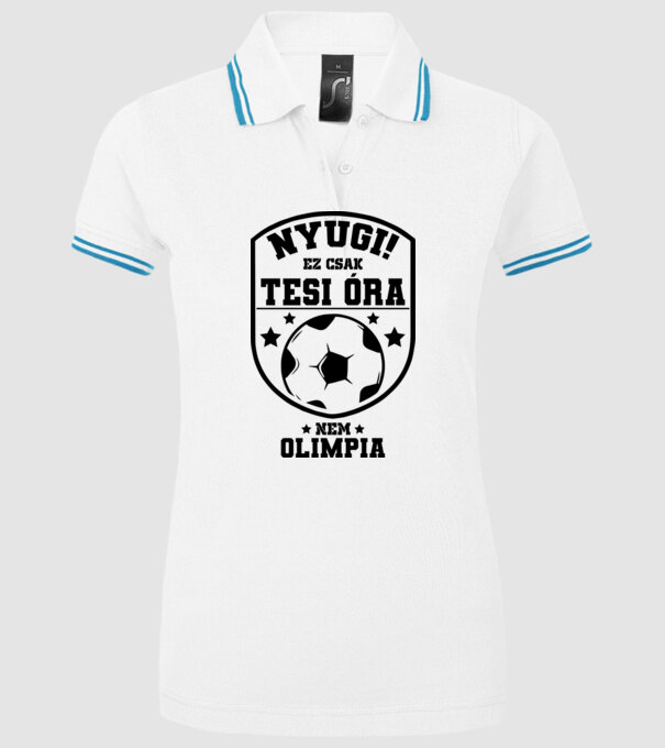  minta fehér pólón