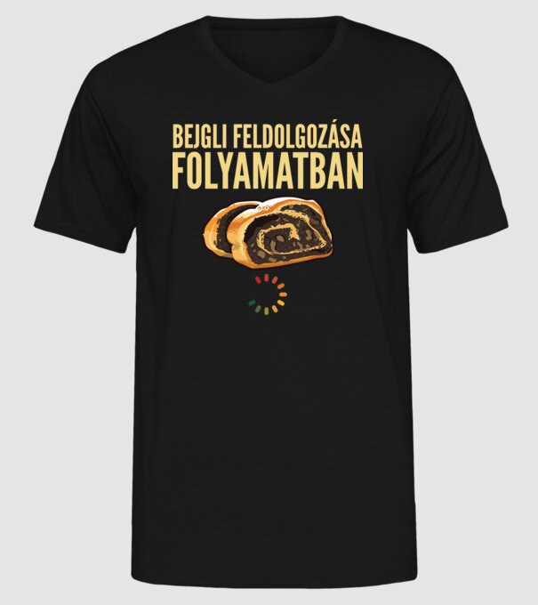  minta fekete pólón