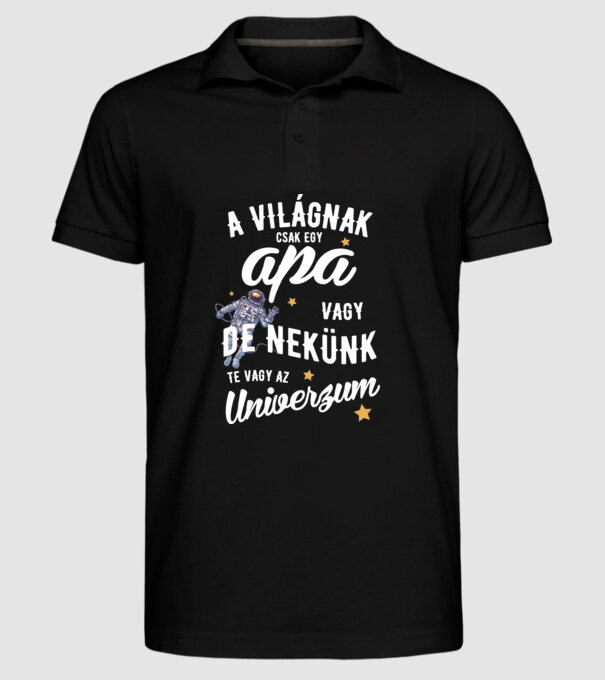  minta fekete pólón
