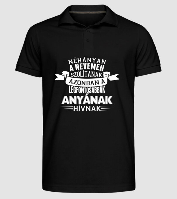  minta fekete pólón