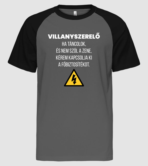  minta szürke/fekete pólón