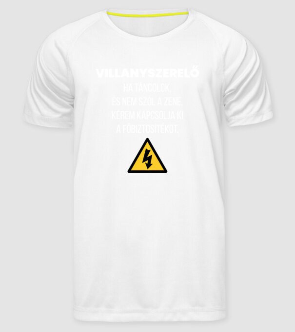  minta fehér pólón