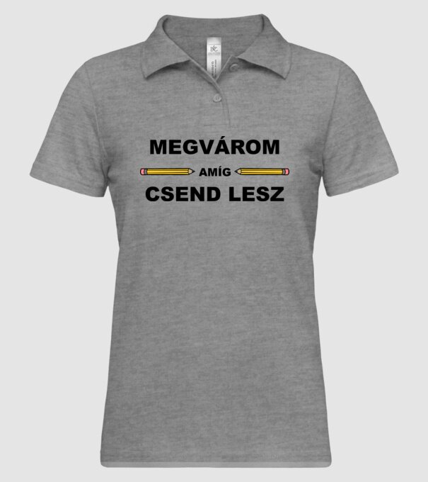  minta szürke pólón