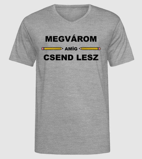  minta szürke pólón