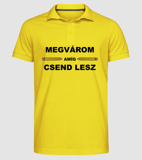 minta sárga pólón