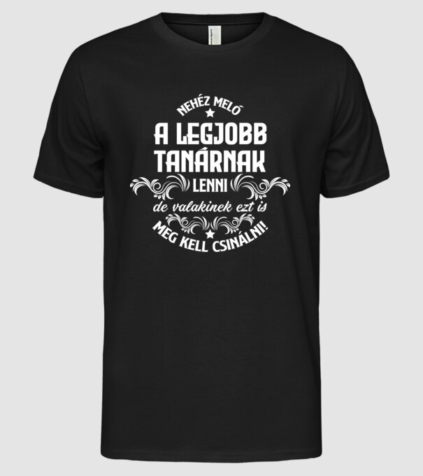  minta fekete pólón