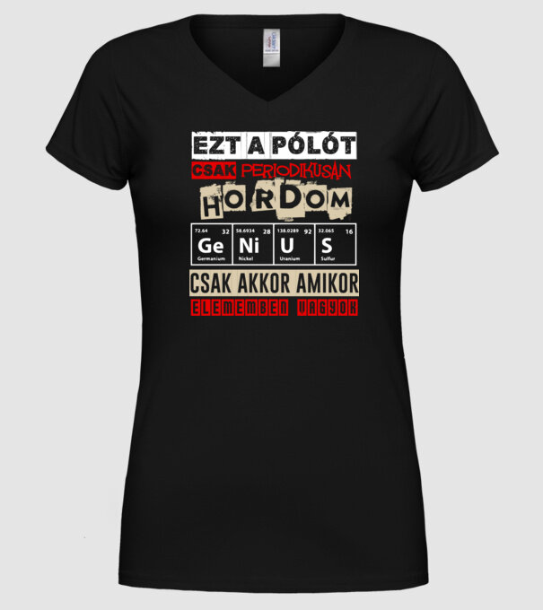  minta fekete pólón