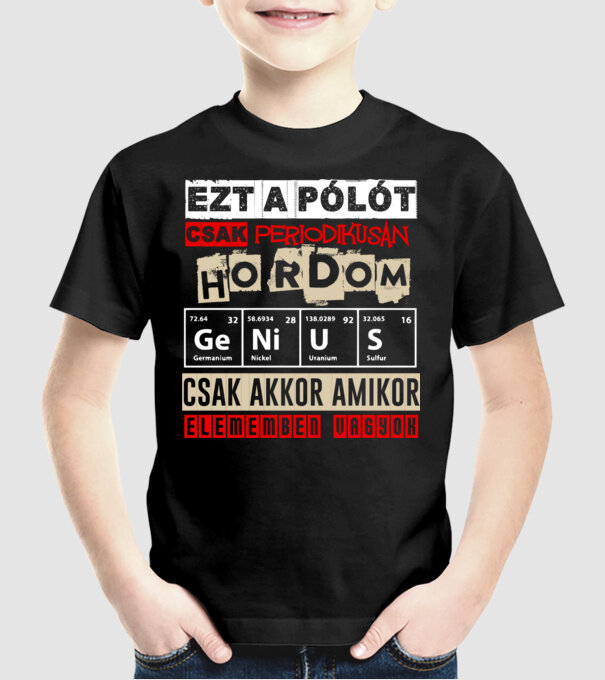  minta fekete pólón