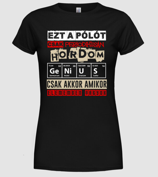  minta fekete pólón