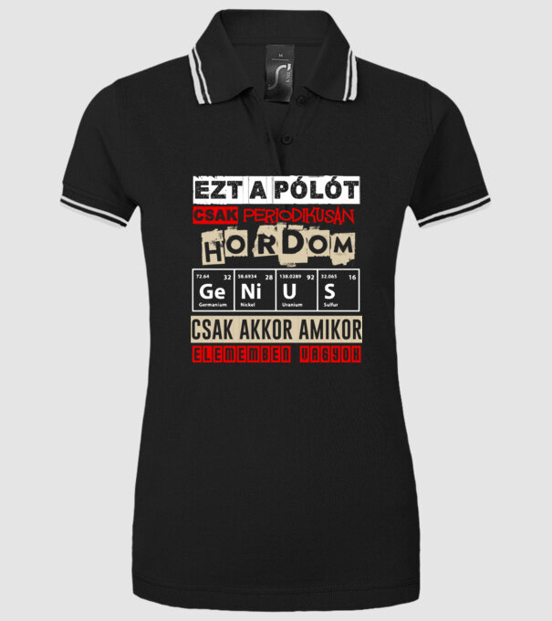  minta fekete pólón