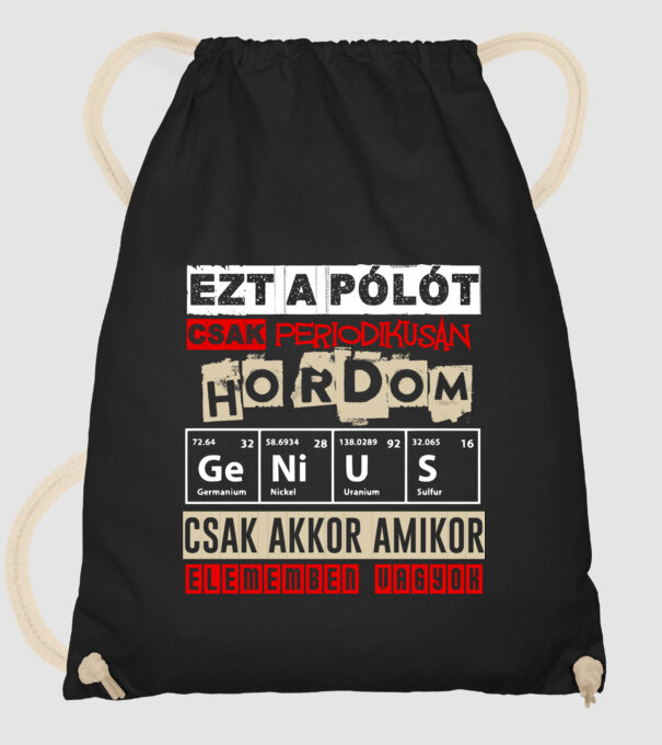  minta fekete pólón