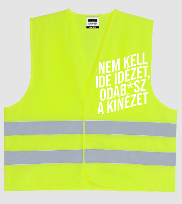  minta neonsárga pólón