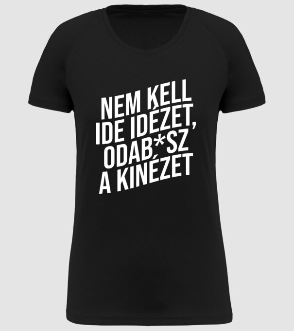  minta fekete pólón